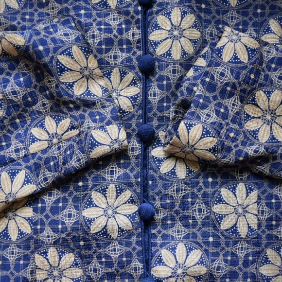 100% Silk Adrianna Papell Vintage 80s Blazer - Picture 3 of 5